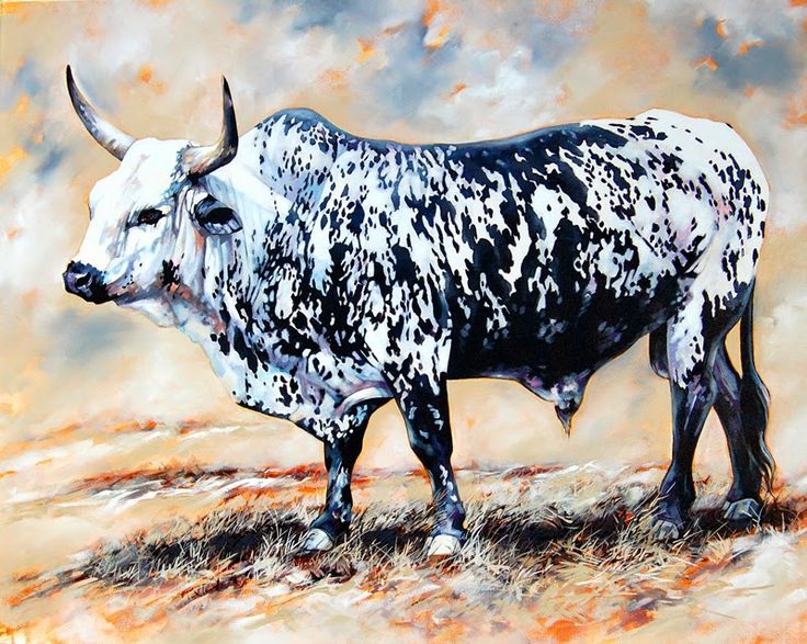 Giant Cow Painting