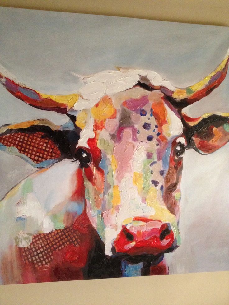 736x981 28 Best Cows Images On Cow Painting, Animal Pictures - Giant Cow Painting