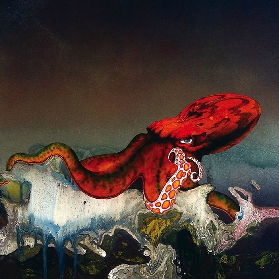 550x550 Gentle Giant - Giant Octopus Painting