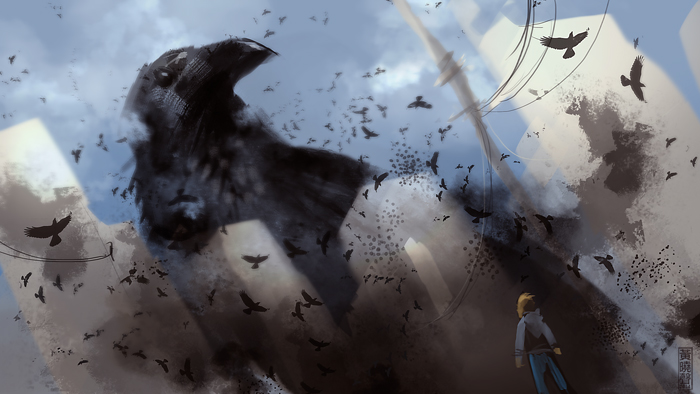 700x394 Giant Crow Speed Painting Tutorial - Giant Painting
