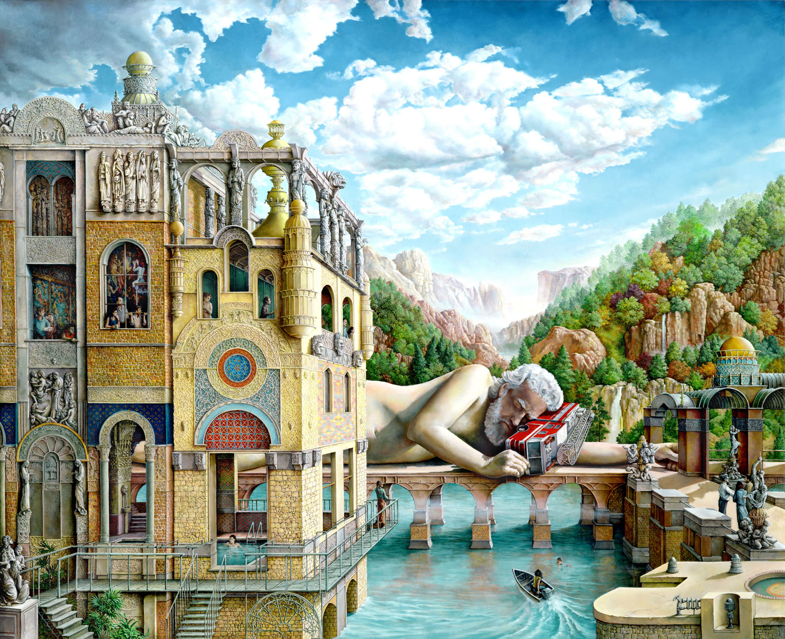 1600x1302 Giant Dream Fine Art Print - Giant Painting