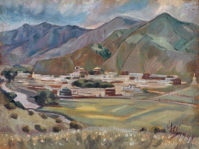 640x480 Scenery Canvas Prints Landscape Modern Chinese Art Giant Poster - Giant Painting