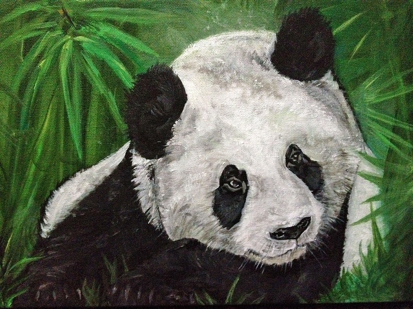 Giant Panda Painting at PaintingValley.com | Explore collection of ...