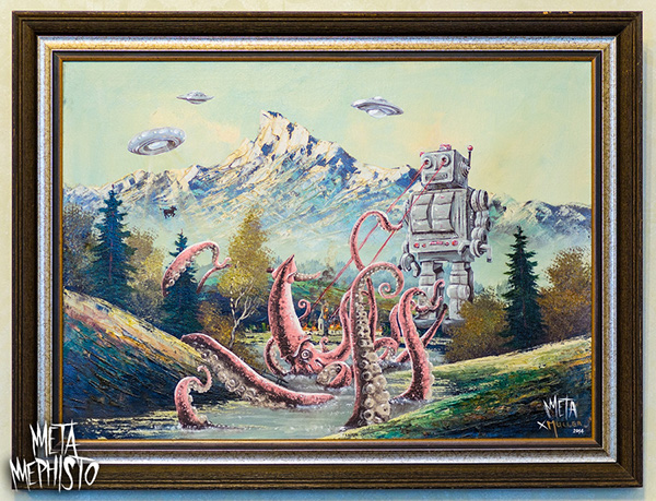 600x459 Giant Squid Vs. Robot Vs. Ufos On Wacom Gallery - Giant Squid Painting