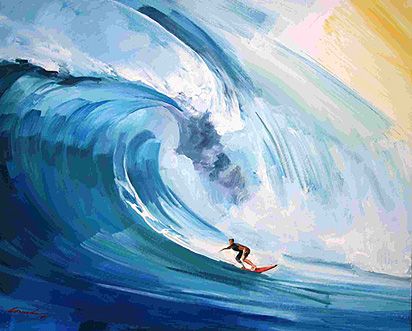 Giant Wave Painting