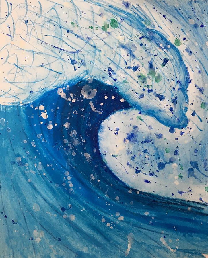 725x900 Giant Wave Painting By Ray Pastore - Giant Wave Painting