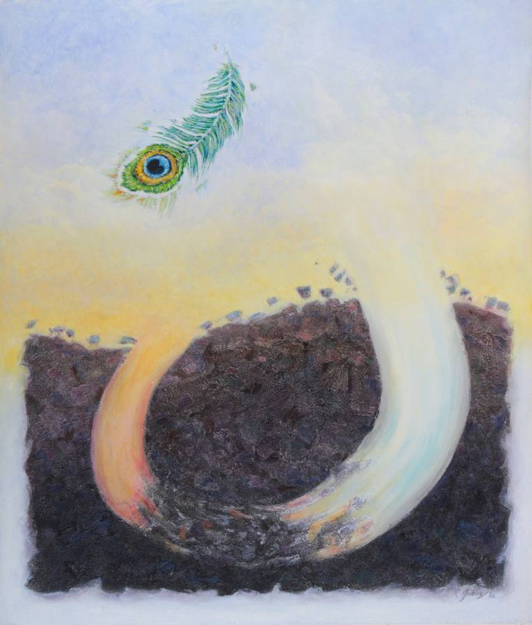 770x904 Saatchi Art Phoenix Rising Painting By Robert Gibbs - Gibbs Painting