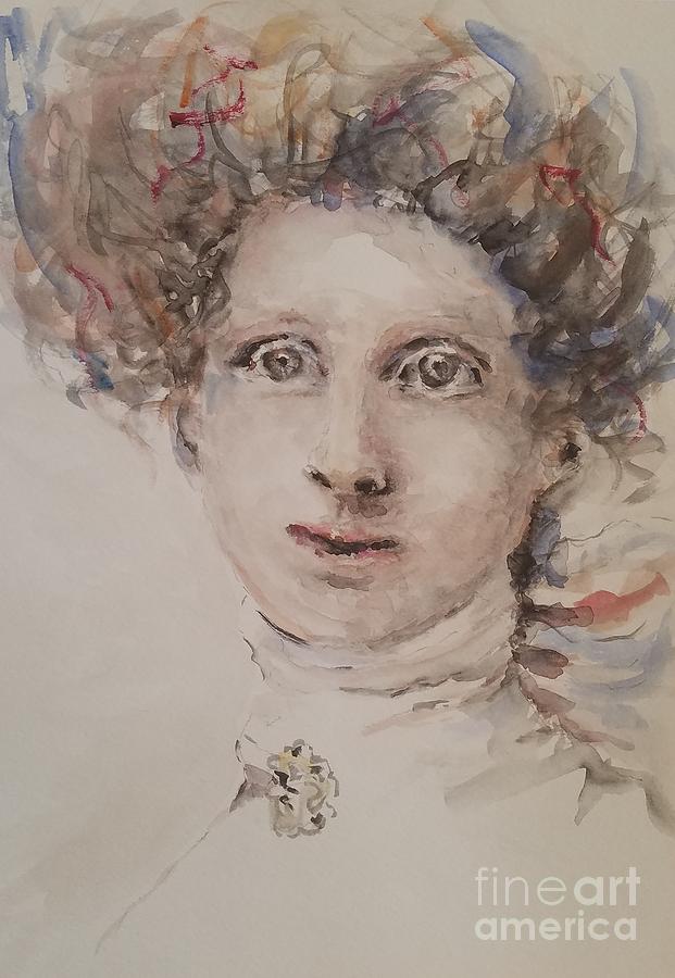 621x900 Gibson Girl Painting By Susan Bryant - Gibson Girl Painting