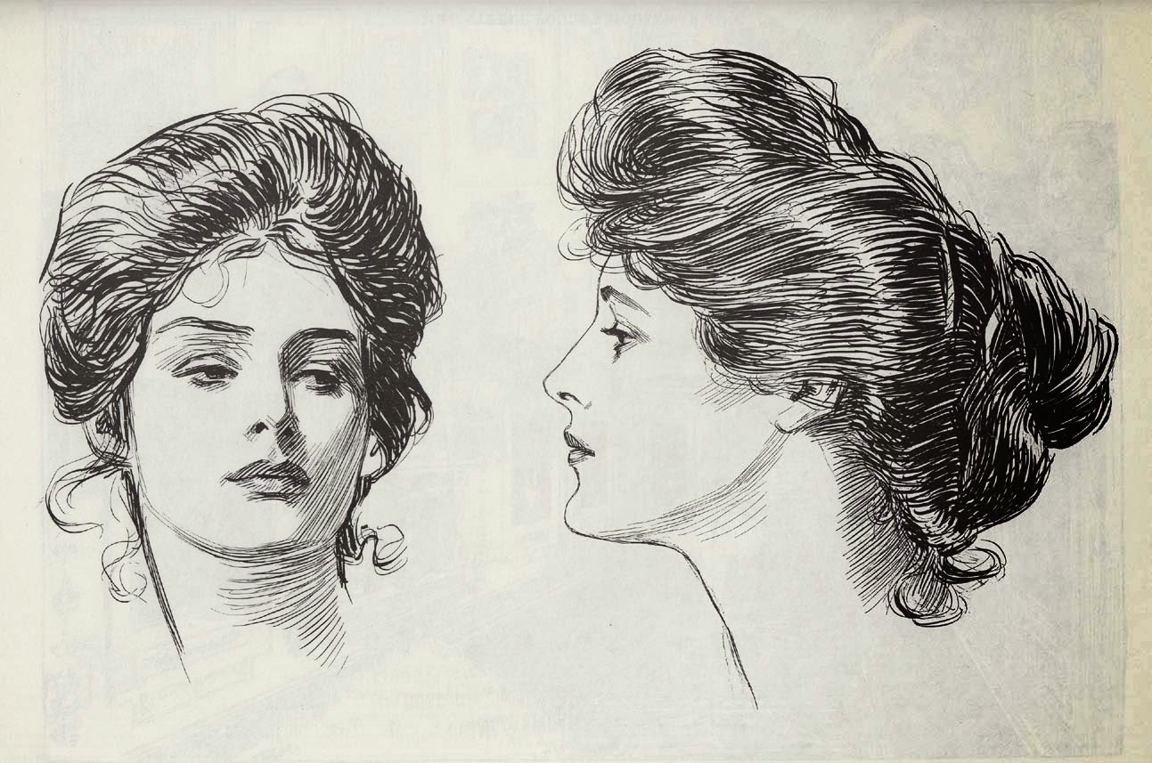 1293x857 Art Contrarian Charles Dana Gibson More Than Pretty Girls - Gibson Girl Painting