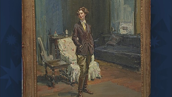 676x380 Charles Dana Gibson Painting Antiques Roadshow Pbs - Gibson Painting