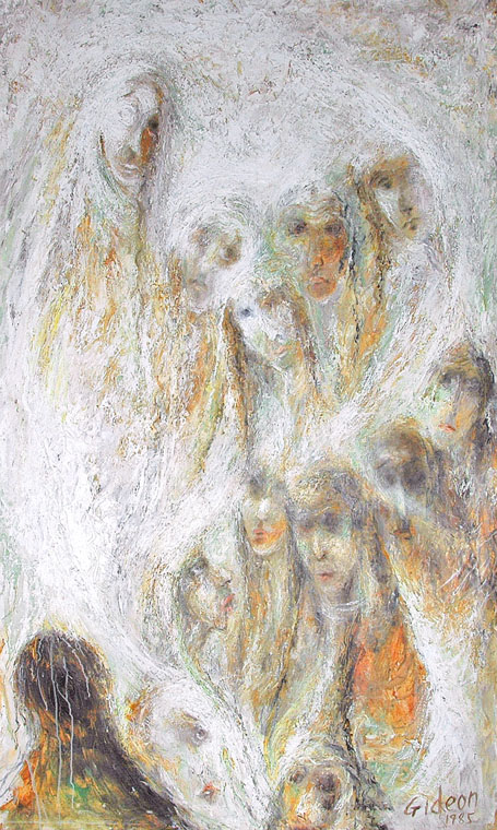 455x760 Paintings And Sculptures Of The Holocaust By Artist Gideon - Gideon Painting