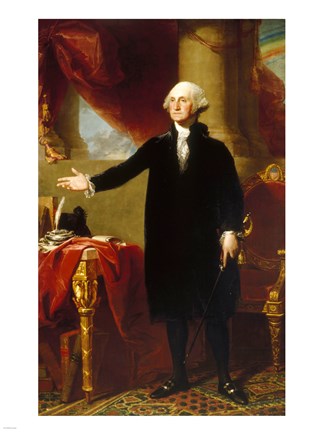 324x432 Gilbert Stuart, George Washington Lansdowne Portrait, 1796 Fine - Gilbert Stuart Painting Of George Washington