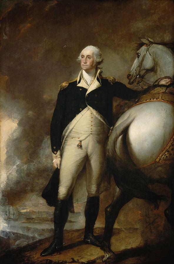 592x900 Gilbert Stuart Painting By George Washington - Gilbert Stuart Painting Of George Washington