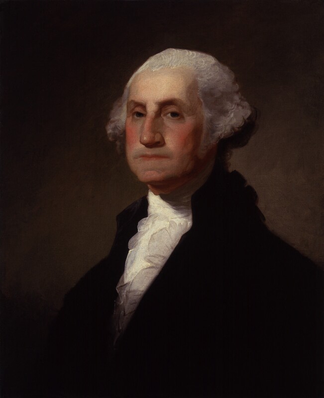 651x800 Npg 2041 George Washington - Gilbert Stuart Painting Of George Washington