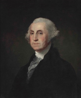 331x400 Portrait Of George Washington Athenaeum Type By Gilbert Stuart - Gilbert Stuart Painting Of George Washington