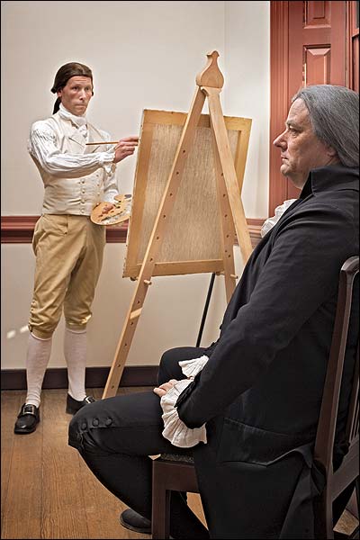 400x600 Presidential Portraits The Colonial Williamsburg Official - Gilbert Stuart Painting Of George Washington