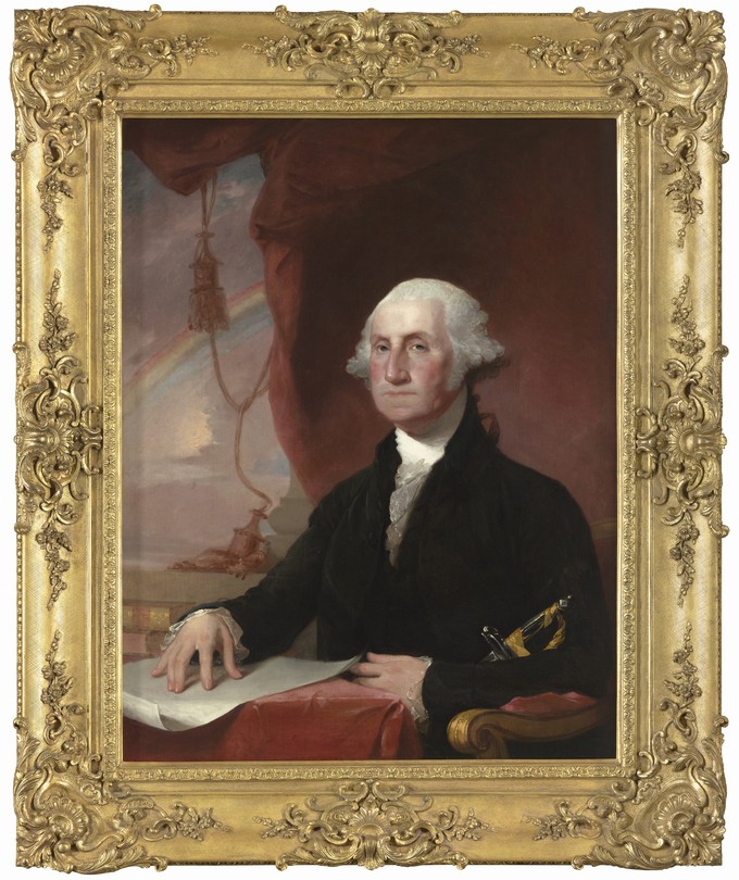 680x810 The Louvre Abu Dhabi Buys A Washington Portrait By Stuart - Gilbert Stuart Painting Of George Washington