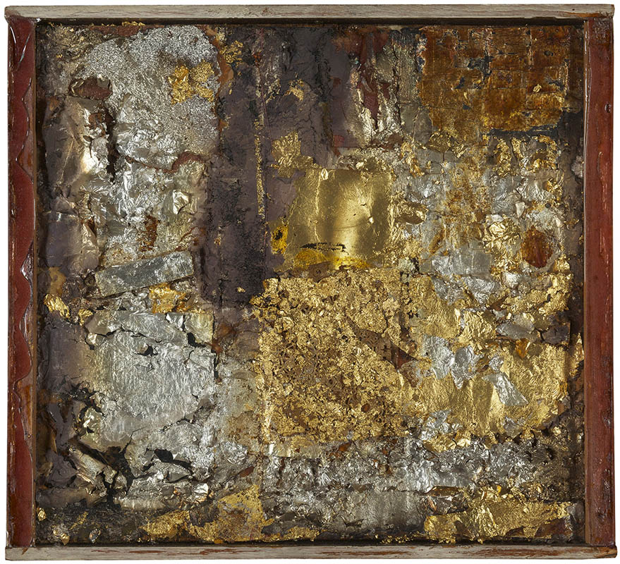 879x800 Gold And Contemporary Art Delafee - Gilding Painting