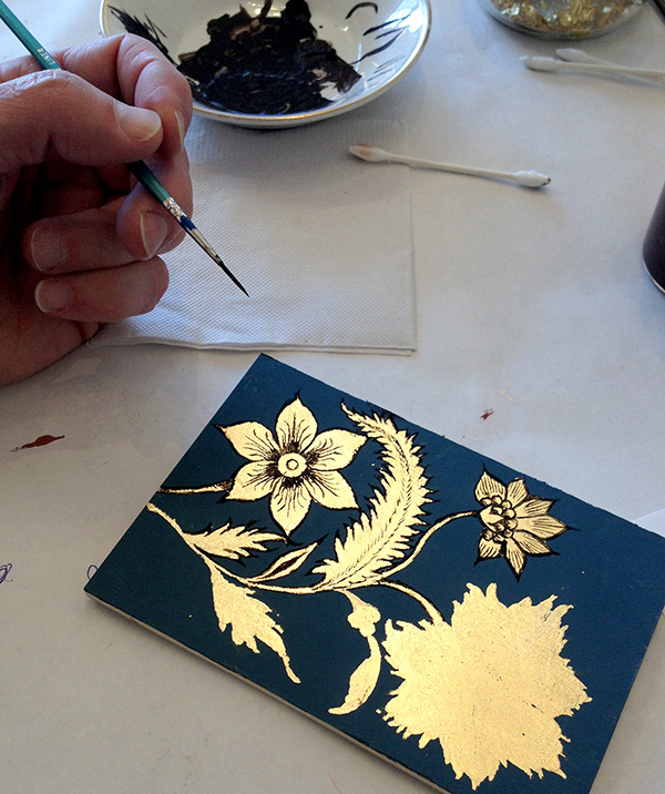 600x716 Lynne Rutter Studio Classes - Gilding Painting