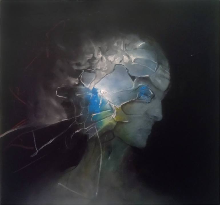 770x719 Saatchi Art Gilgamesh Painting By Mladen Ilic - Gilgamesh Painting