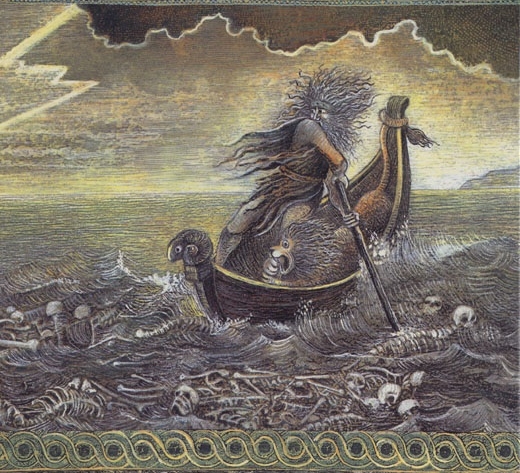 520x473 The Epic Of Gilgamesh On Emaze - Gilgamesh Painting