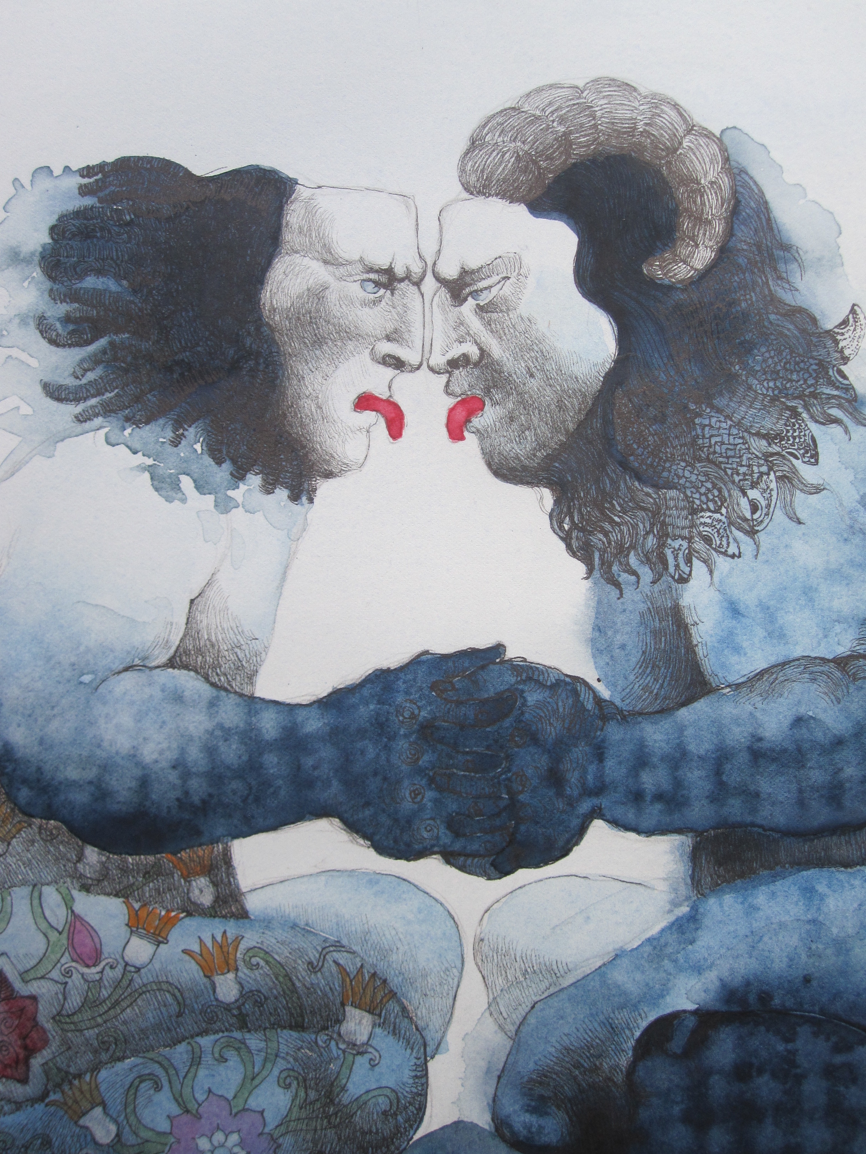 3000x4000 Enkidu Amp Gilgamesh Fernando Caceres - Gilgamesh Painting