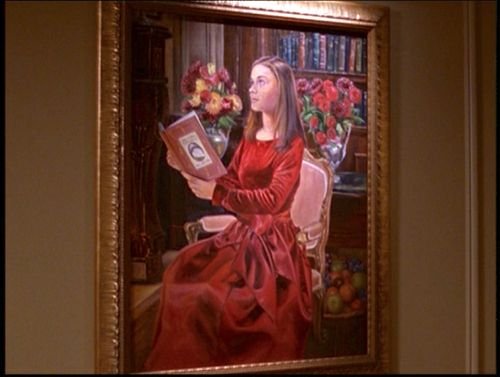 500x377 Rory's Portrait Richard's Study Gilmore Girls References - Gilmore Girls Painting