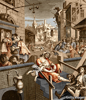 290x337 Gin Lane Vs Beer Street - Gin Lane Painting