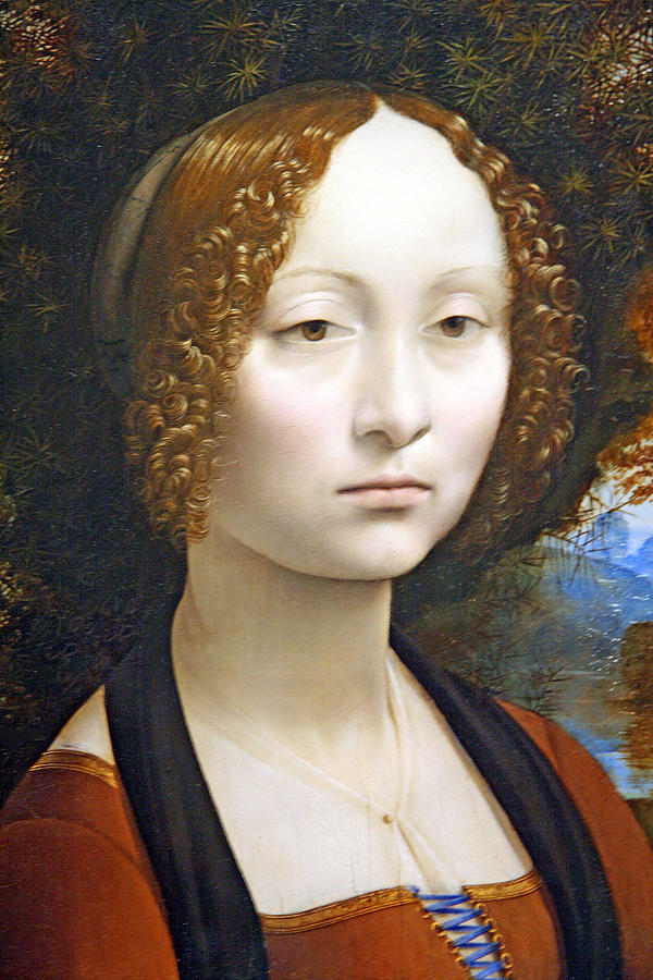 600x900 Da Vinci's Ginevra De' Benci Photograph By Cora Wandel - Ginevra De Benci Painting