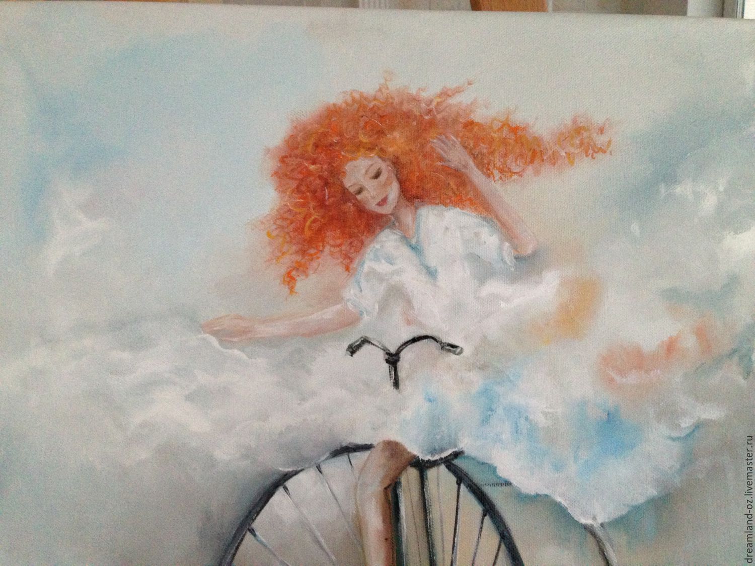 1500x1125 Oil Painting Ah, Autumn, That Ginger Girl ! Shopline - Ginger Painting