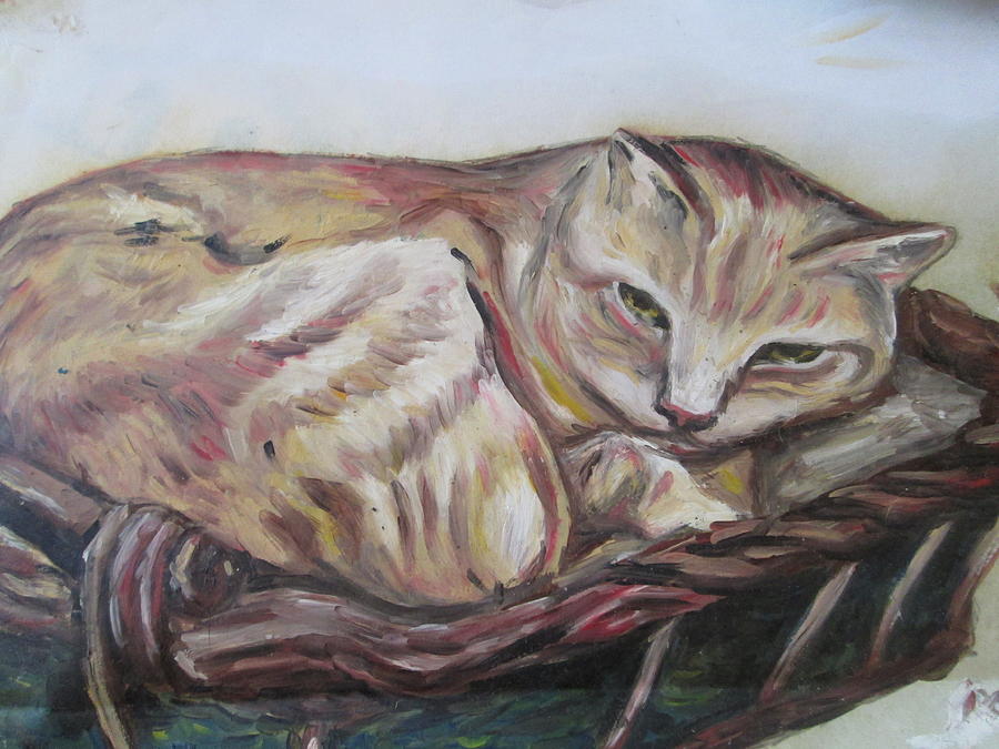 900x675 Old Mr Ginger Painting By Carol C - Ginger Painting