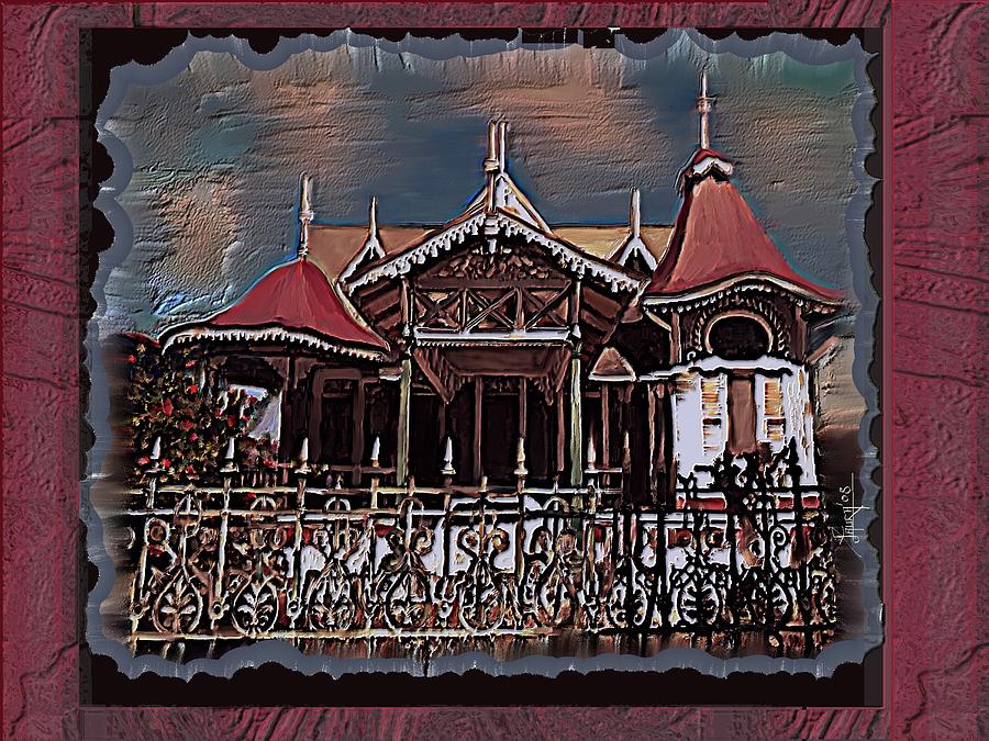 900x675 Gingerbread House Trinidad Painting By Laura Fatta - Gingerbread House Painting