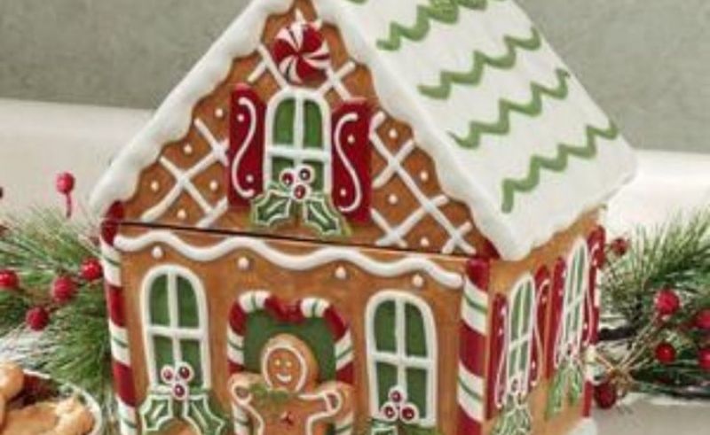 800x491 Painting Ceramic Gingerbread House Painting For Home - Gingerbread House Painting