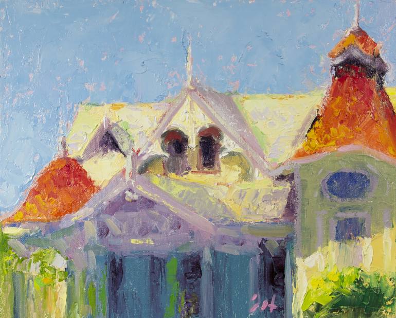 770x618 Saatchi Art Revisited - Gingerbread House Painting