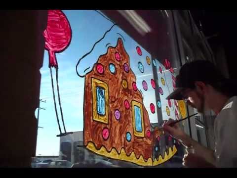 480x360 Time Lapse - Gingerbread House Painting