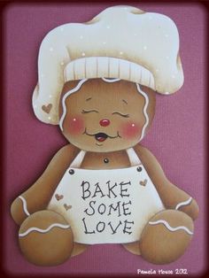 236x314 Pin By Maria Elena Corrales Pino On Galletas De Gengibre - Gingerbread Man Painting