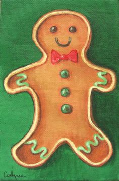 236x358 98 Best Gingerbread Theme Images On Christmas - Gingerbread Man Painting