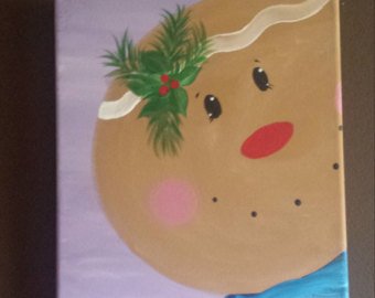 340x270 Gingerbread Painting Etsy - Gingerbread Painting