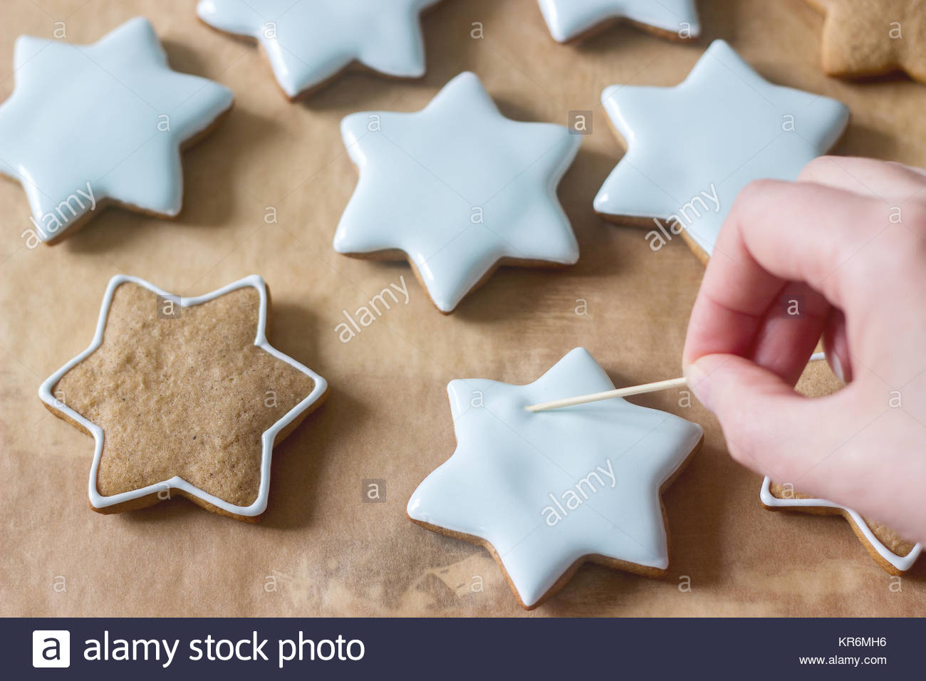 1300x956 Preparation Of Gingerbread Painting Gingerbread Cookies. Selective - Gingerbread Painting