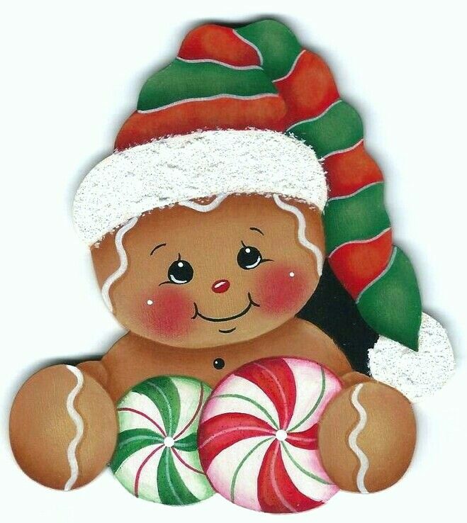 659x738 The Clinton Pta Holiday Ornament Paint Party - Gingerbread Painting