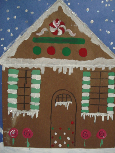 480x640 A Faithful Attempt Gingerbread Houses - Gingerbread Painting