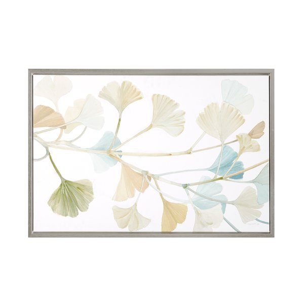 600x600 Madison Park Signature Spring Ginkgo Leaves Painting Print - Ginkgo Leaf Painting