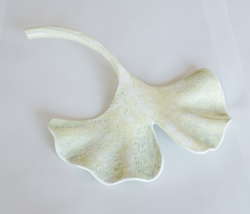 515x441 Painted Steel Gingko Leaf Whitesavage Amp Lyle - Ginkgo Leaf Painting