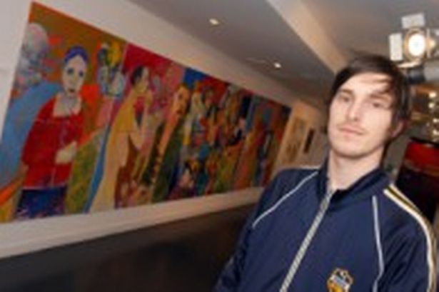 615x409 Gwynedd Artist With Links To The Beat Generation Opens New Show - Ginsberg Painting