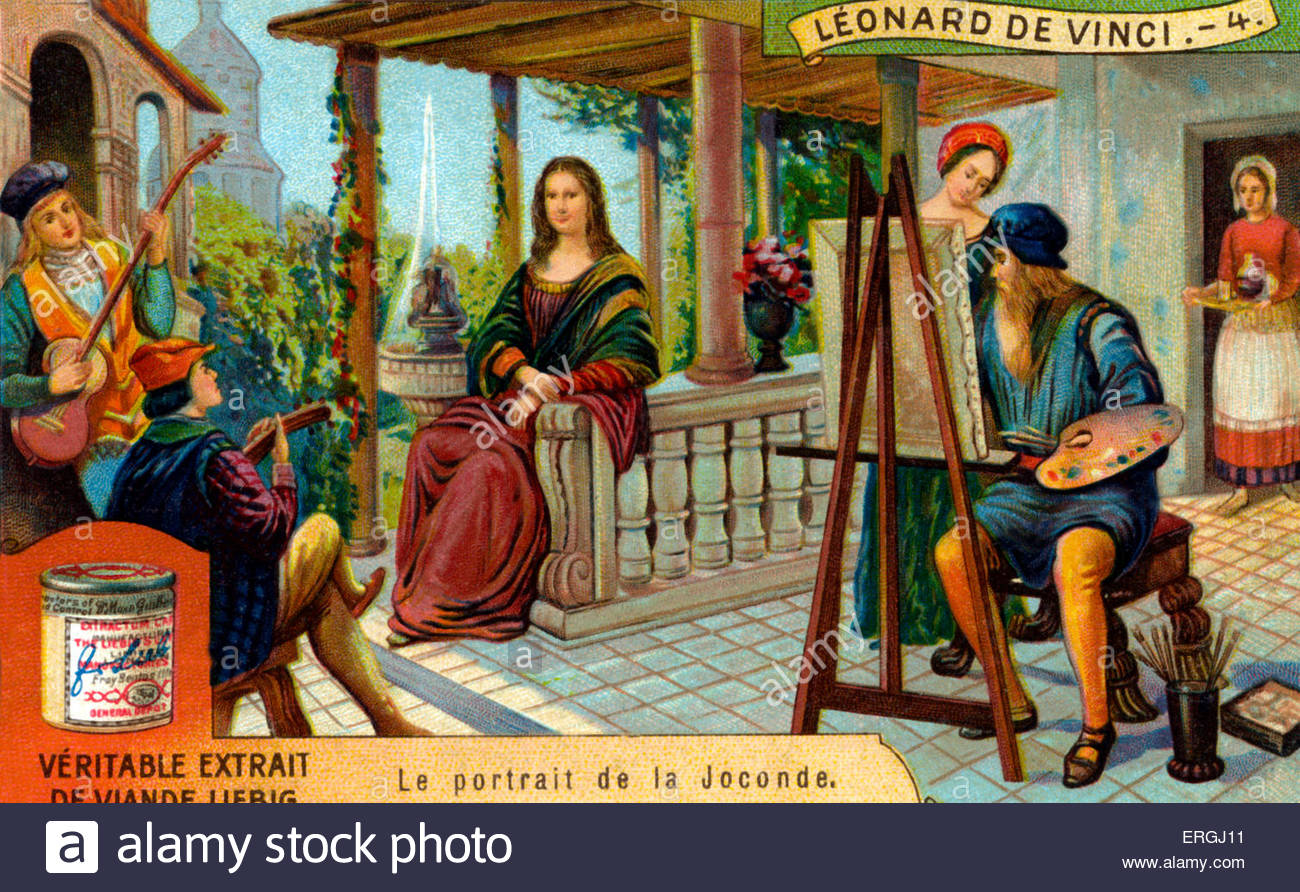 1300x892 The Life Of Leonardo Da Vinci Painting The Mona Lisa - Gioconda Painting