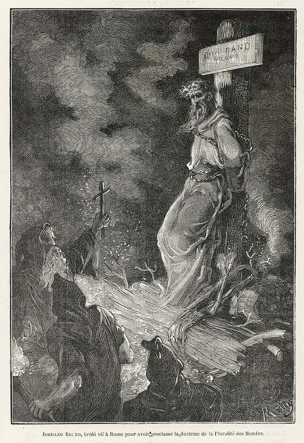 619x900 Giordano Bruno Italian Philosopher Drawing By Mary Evans Picture - Giordano Bruno Painting