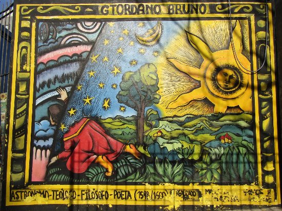 550x412 Mural Giordano Bruno - Giordano Bruno Painting
