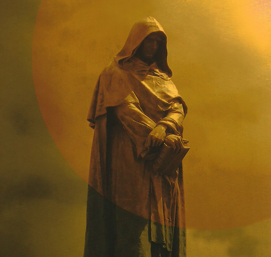553x525 Shadows In Eden Giordano Bruno's Infinite Space - Giordano Bruno Painting