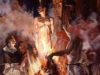 330x250 Giordano Bruno, L'Intelligenza Al Rogo - Giordano Bruno Painting