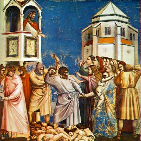 480x481 Giotto Di Bondone The Massacre Of The Innocents - Giotto Painting